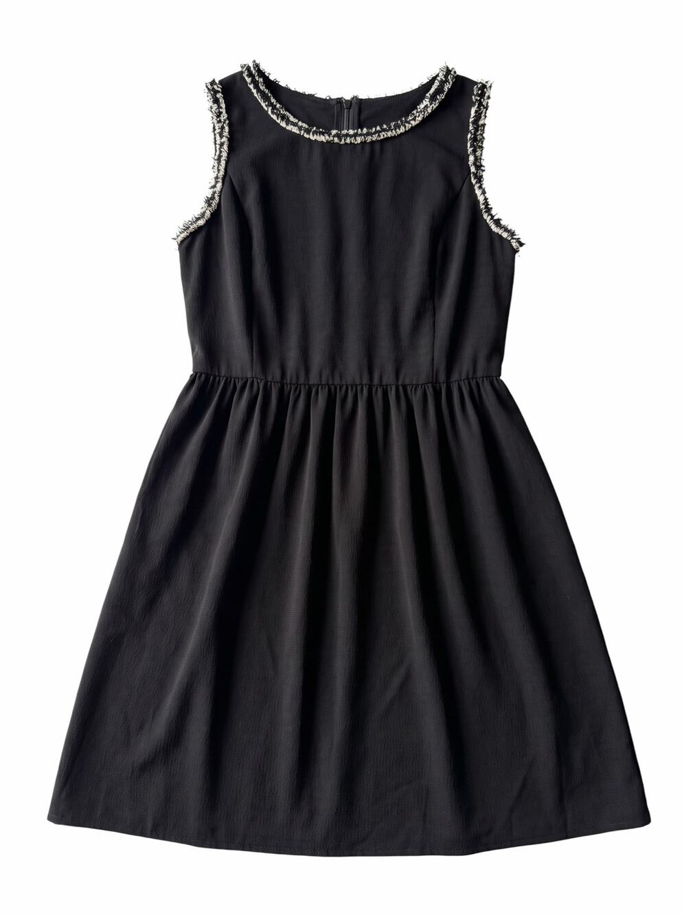 Altered State Dress with Tweed Trim